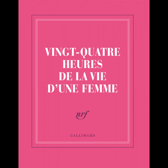 Carnet carré couleur Gallimard Vingt quatre heures de la vie