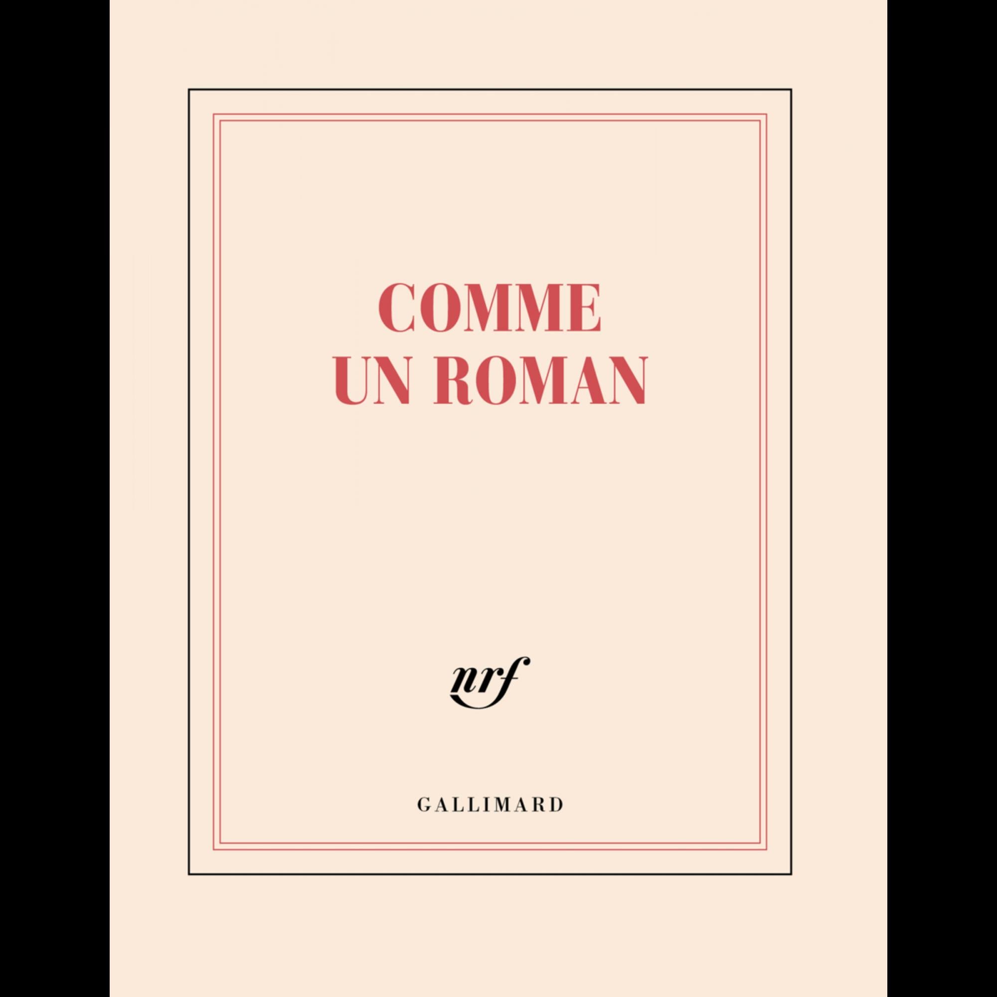 Carnet carré Gallimard Comme un roman