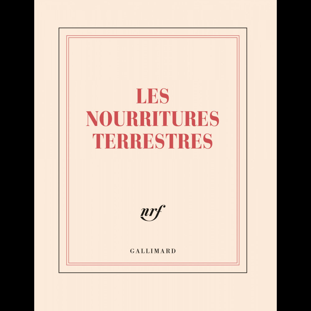 Carnet carré Gallimard Les nourritures terrestres