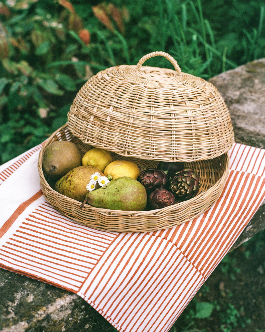 Cloche en Rotin Naturel Naturel