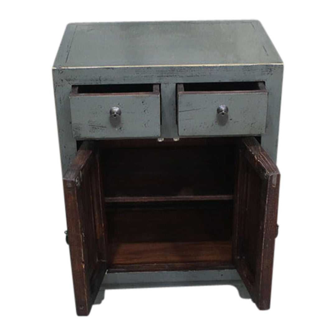 Commode 2P 2T 60x40x80 cm Gris Foncé