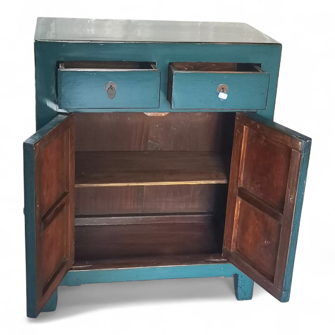 Commode 2P 2T - 77 cm TURQUOISE