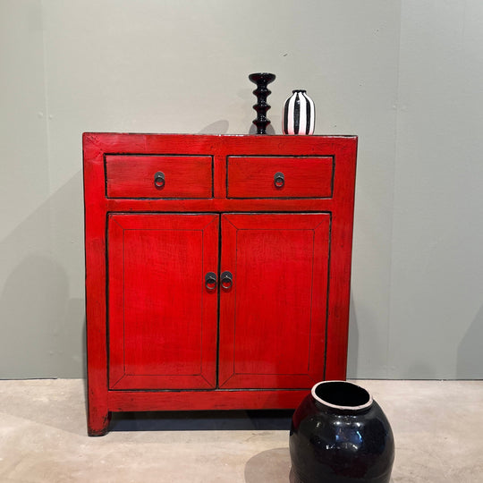 Commode 2P 2T Rouge - OVIO Home