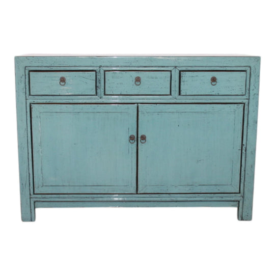 Commode 2P 3T - 120 cm Bleu Clair