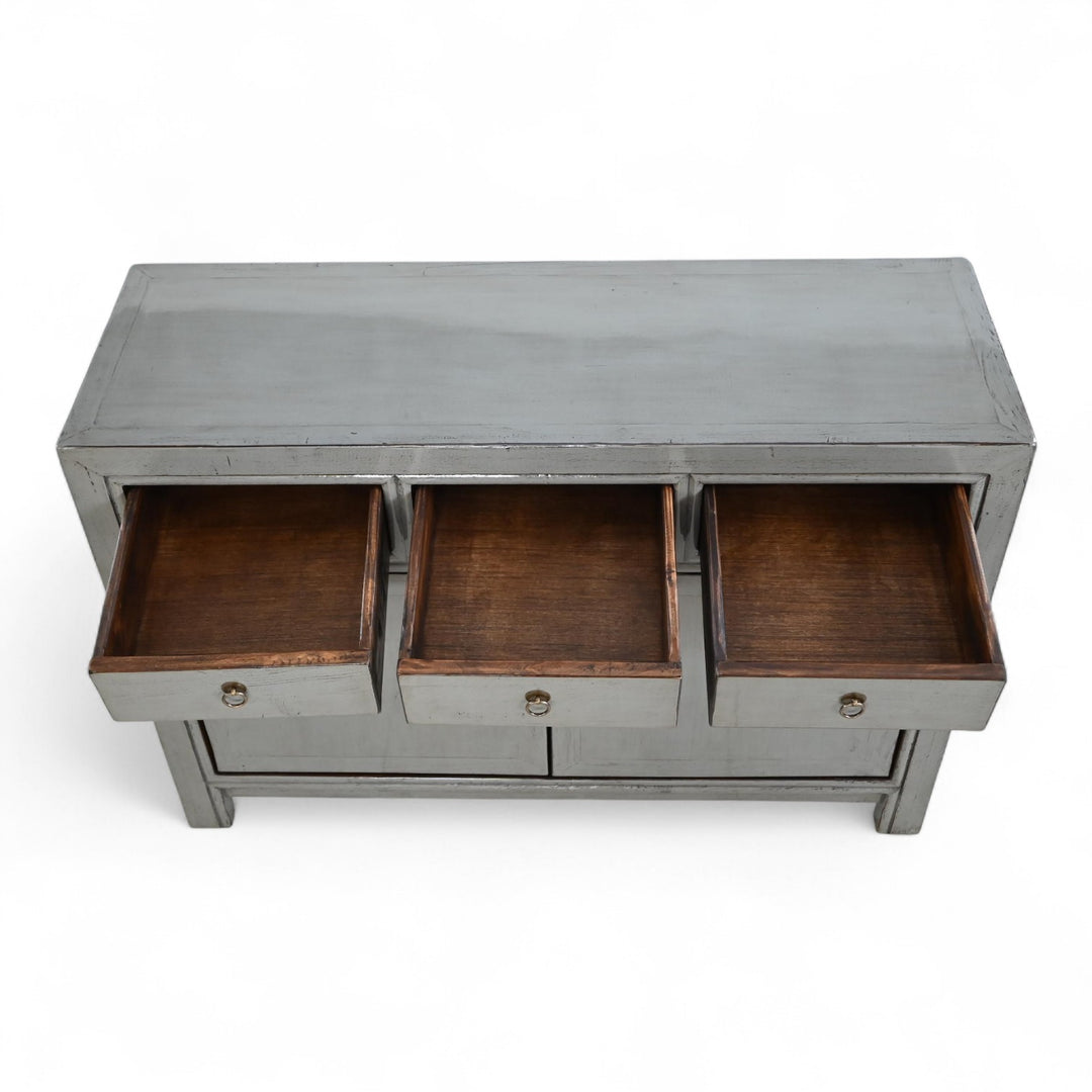 Commode 2P 3T - 120 cm GRIS FONCE