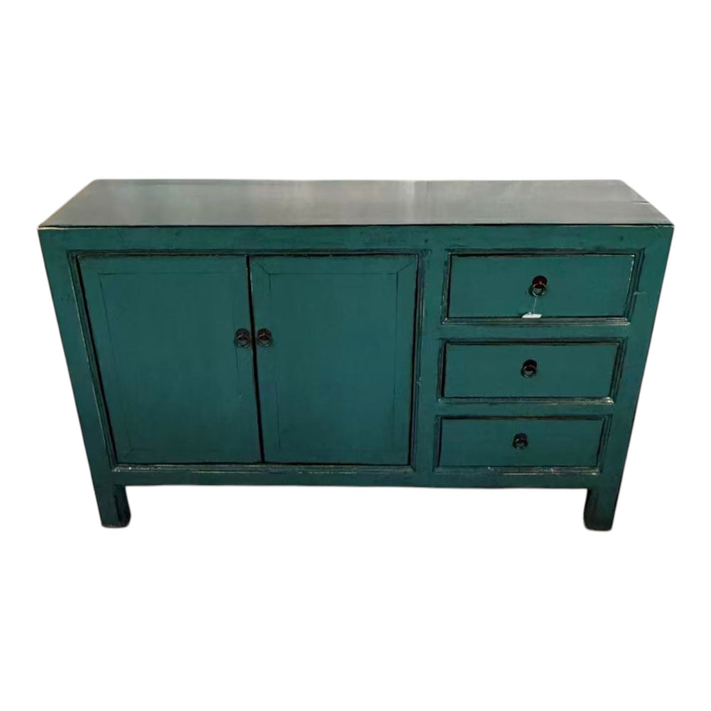 Commode 2P 3T Droite - 144 cm BLEU VERT