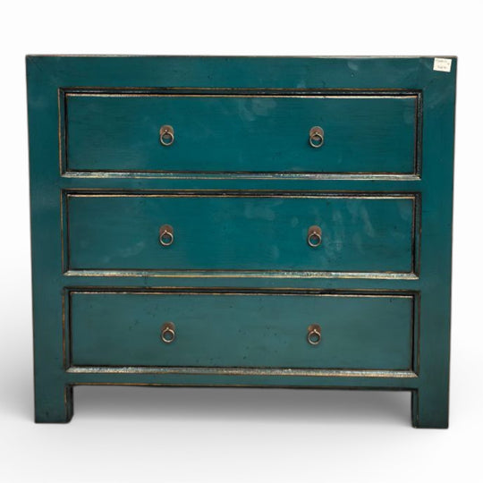 Commode 3T 90x45x80 cm Bleu
