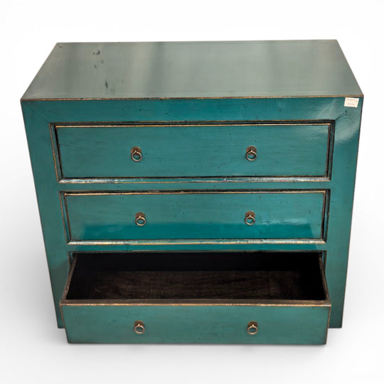 Commode 3T 90x45x80 cm Bleu