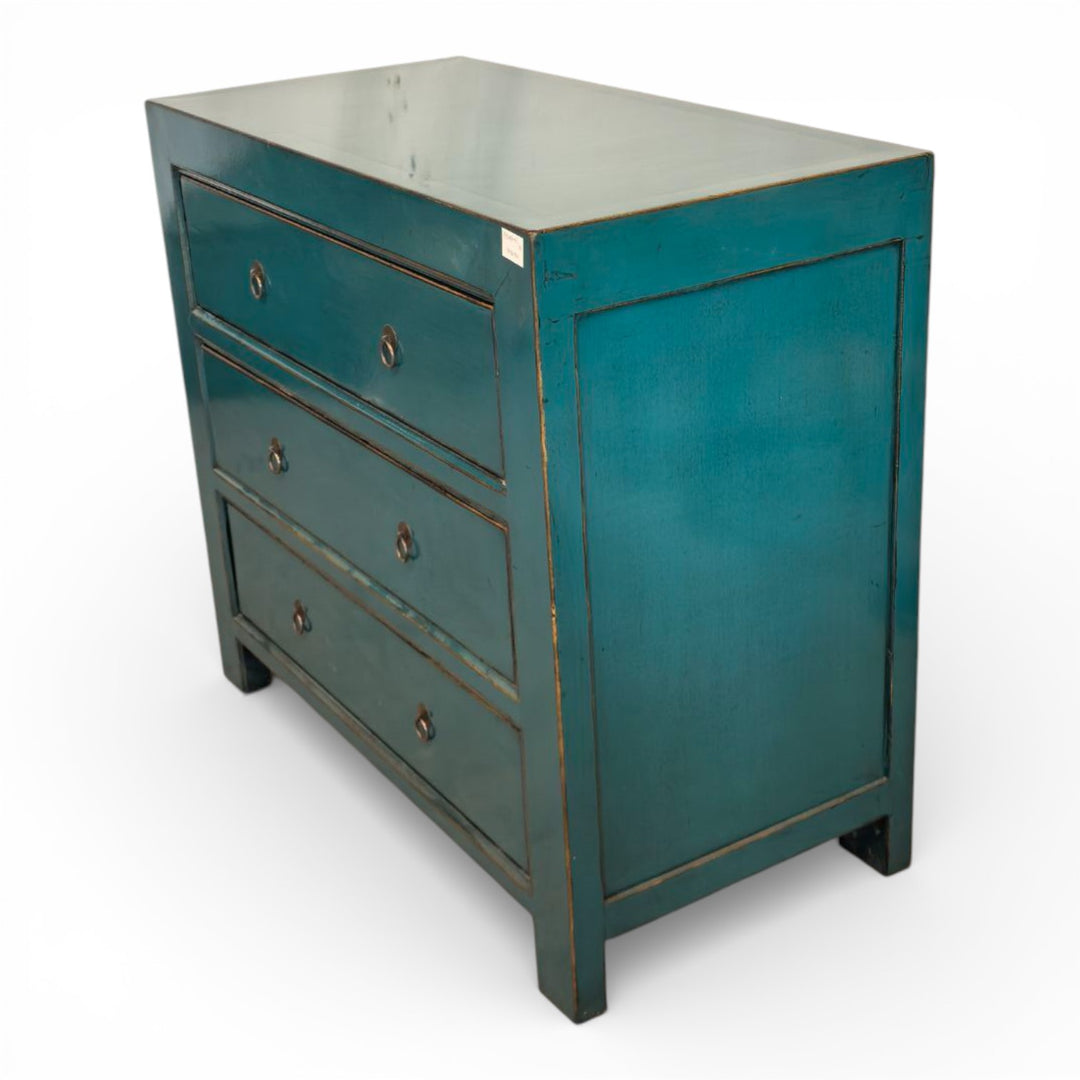 Commode 3T 90x45x80 cm Bleu