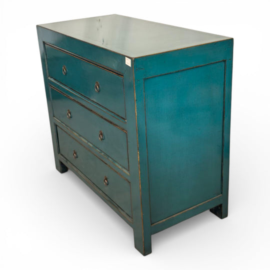 Commode 3T 90x45x80 cm Bleu