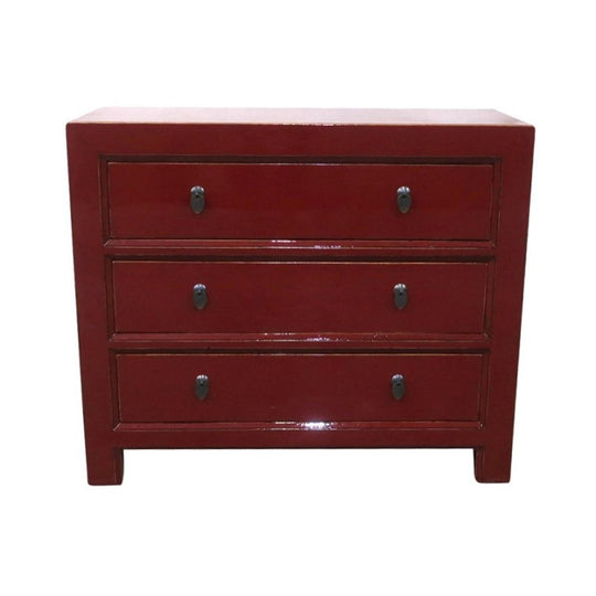 Commode 3T rouge 