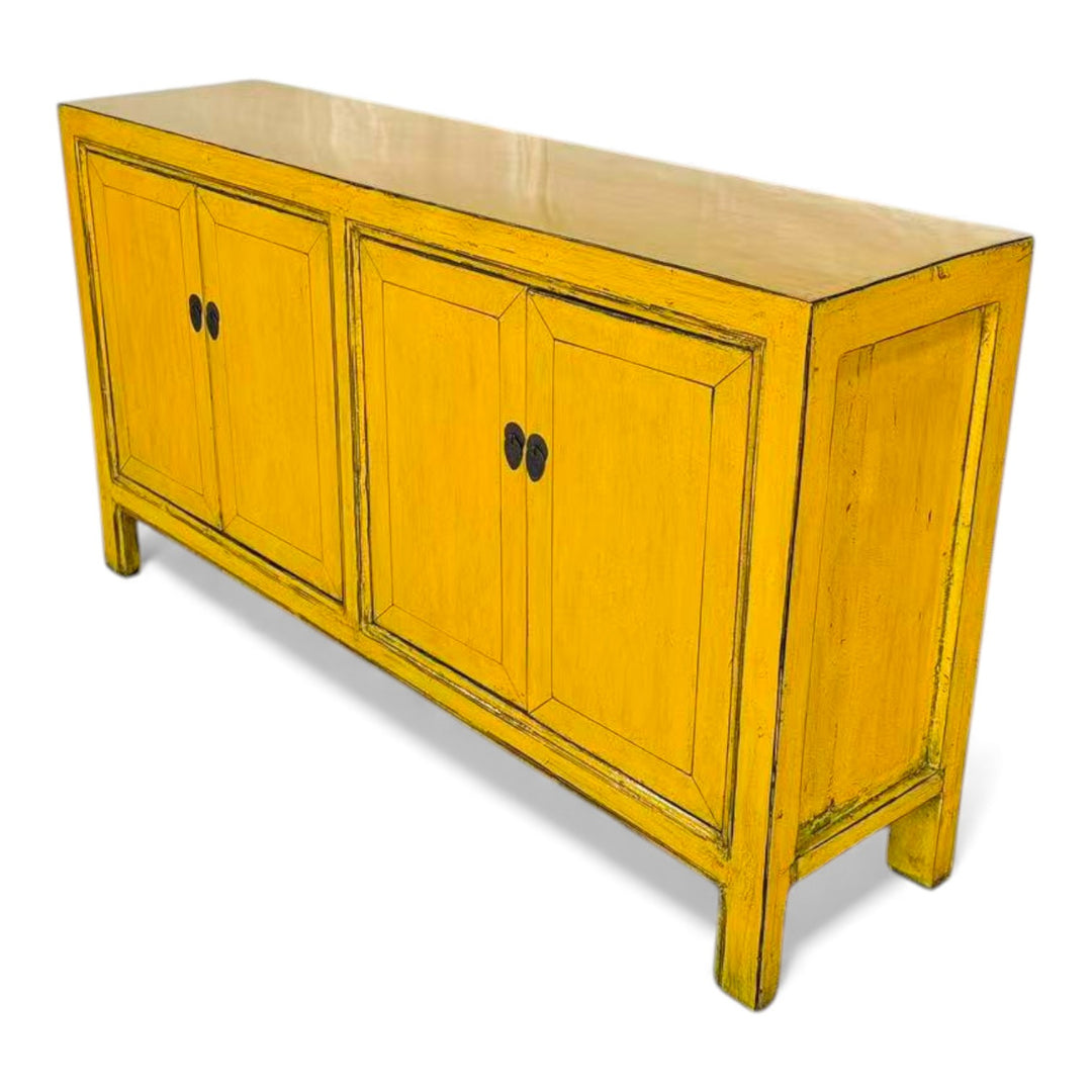 Commode 4P - 160 H89 cm JAUNE