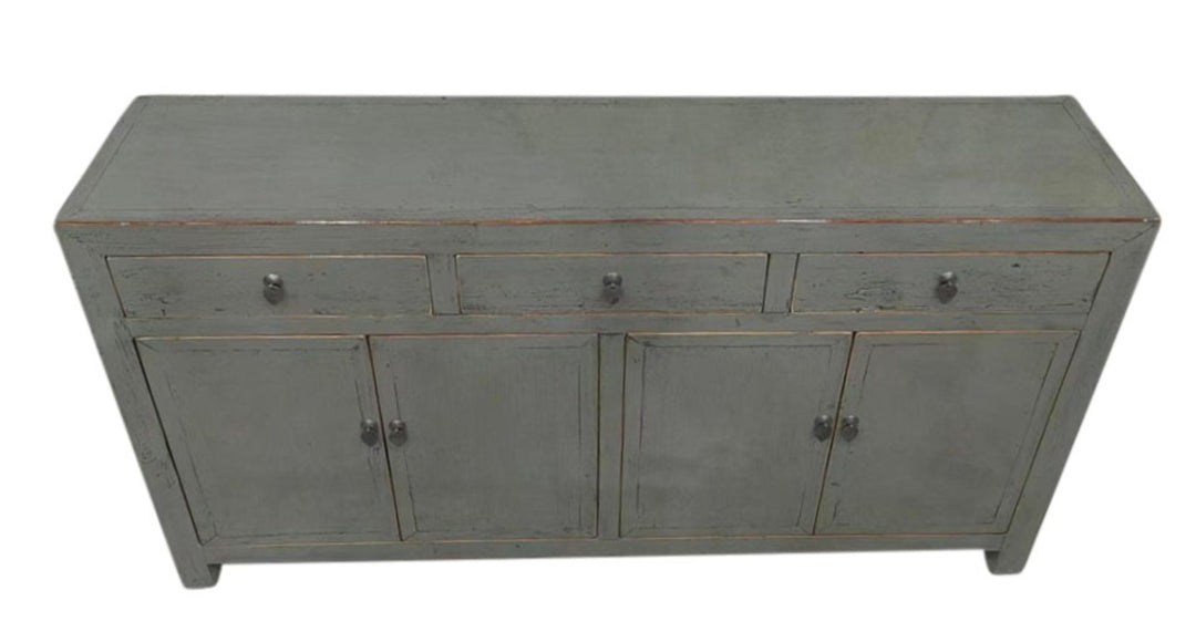 Commode 4P 3T gris foncé Grid Foncé