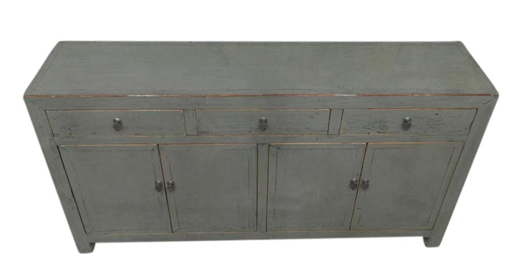Commode 4P 3T gris foncé Grid Foncé