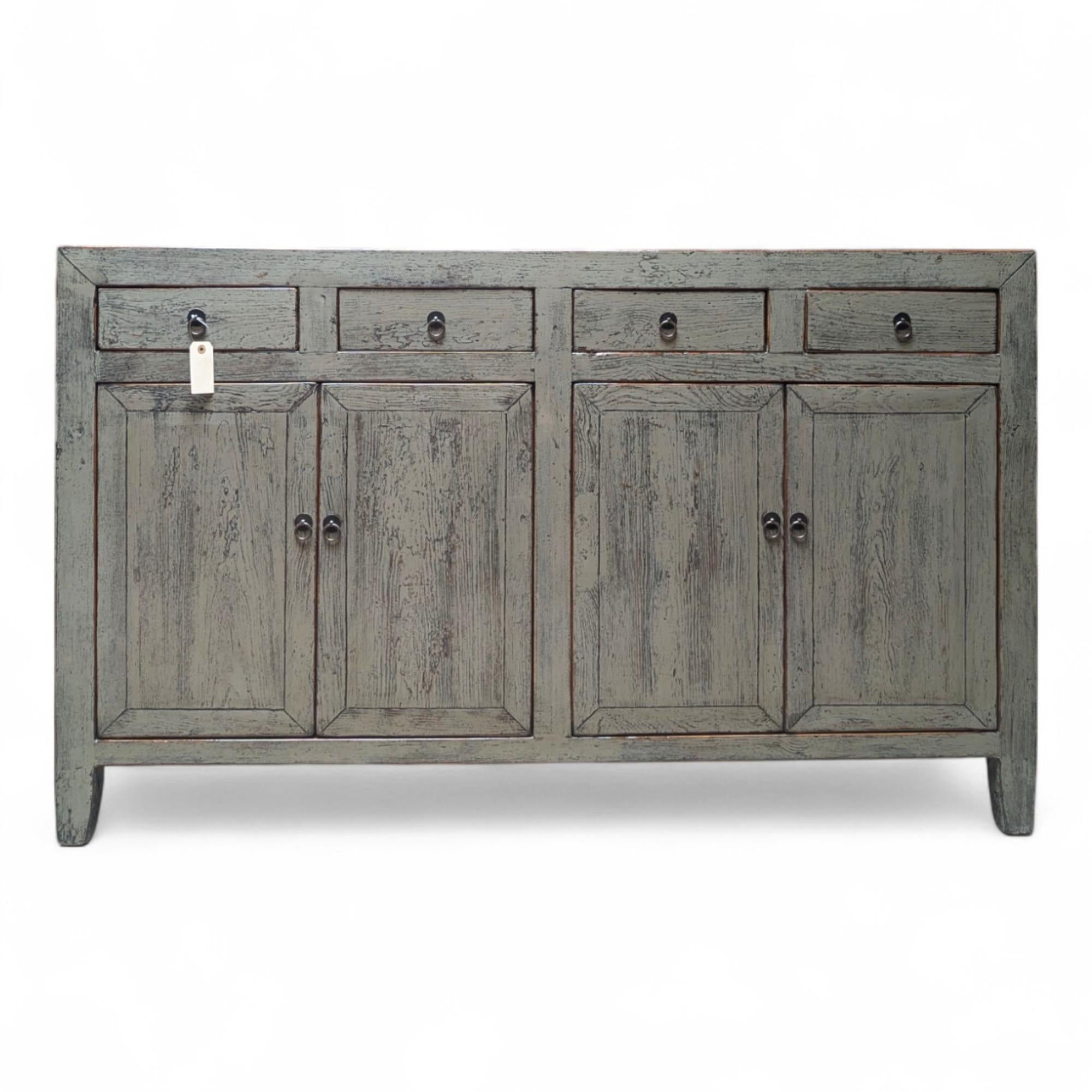 Commode 4P 4T - 157 cm Gris