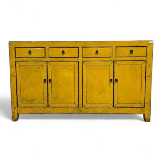 Commode 4P 4T - 157 cm JAUNE
