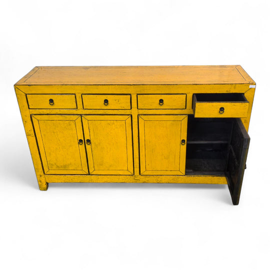 Commode 4P 4T - 157 cm JAUNE