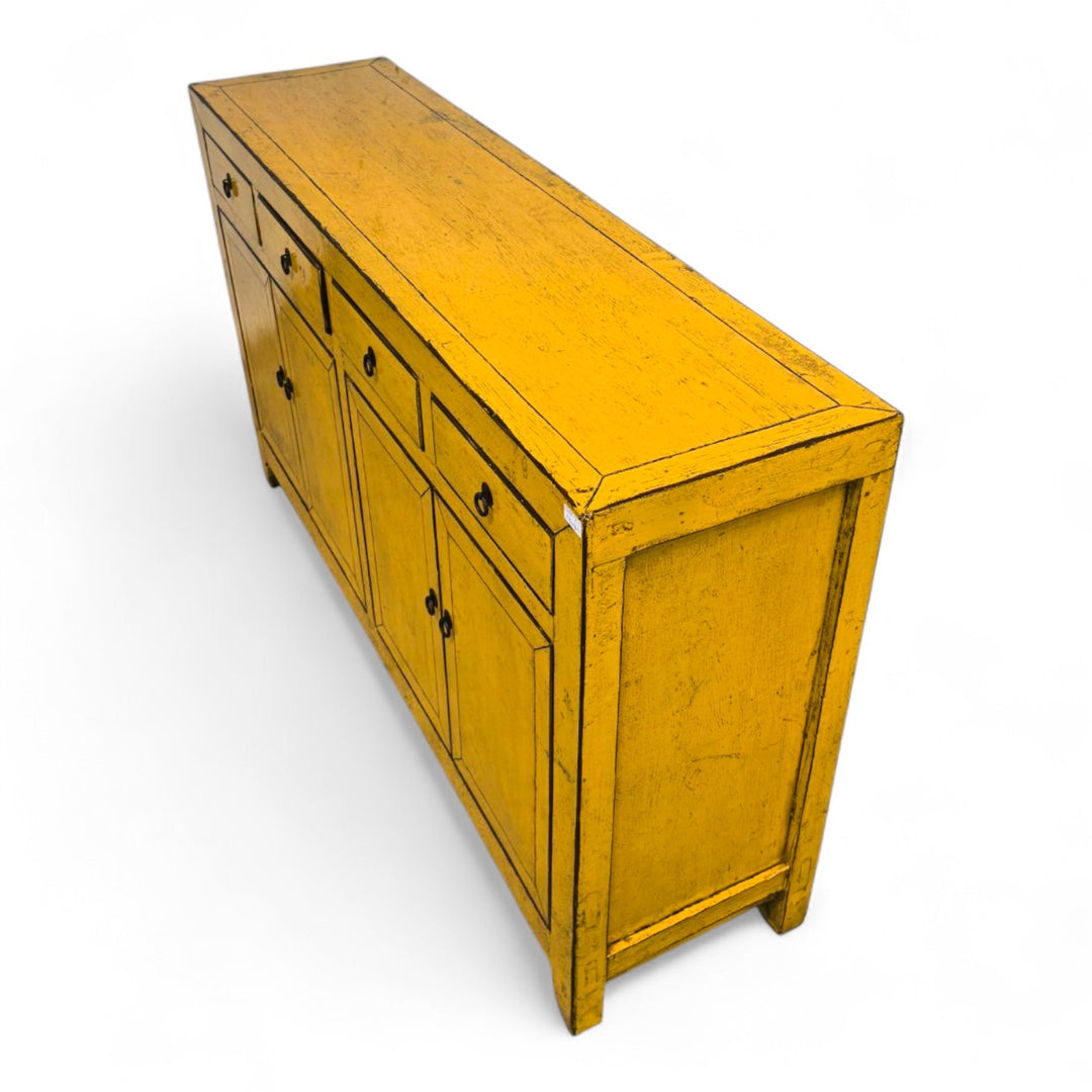 Commode 4P 4T - 157 cm JAUNE