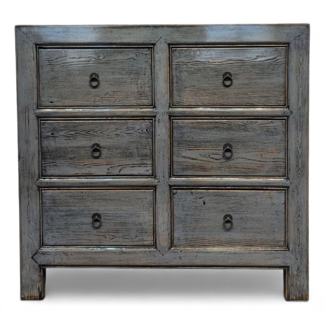 Commode 6T - 90 cm Bleu Clair