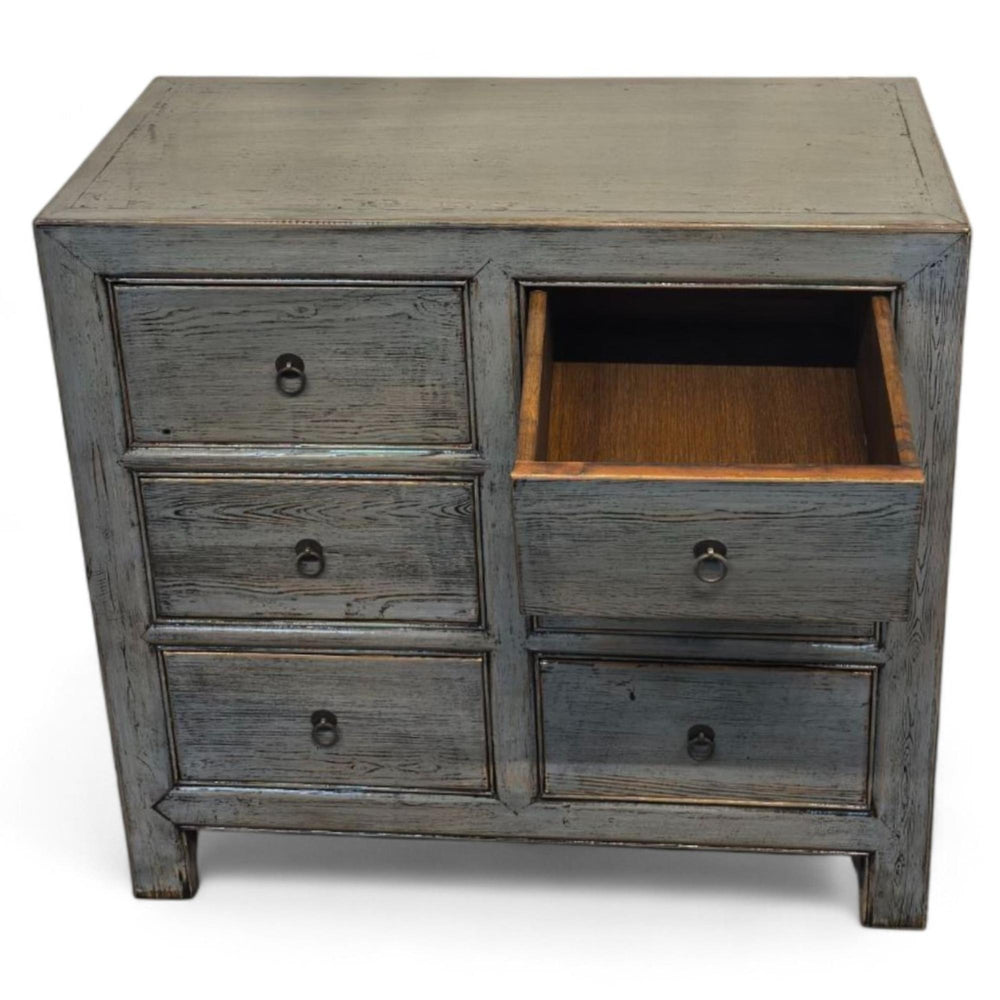 Commode 6T - 90 cm Bleu Clair