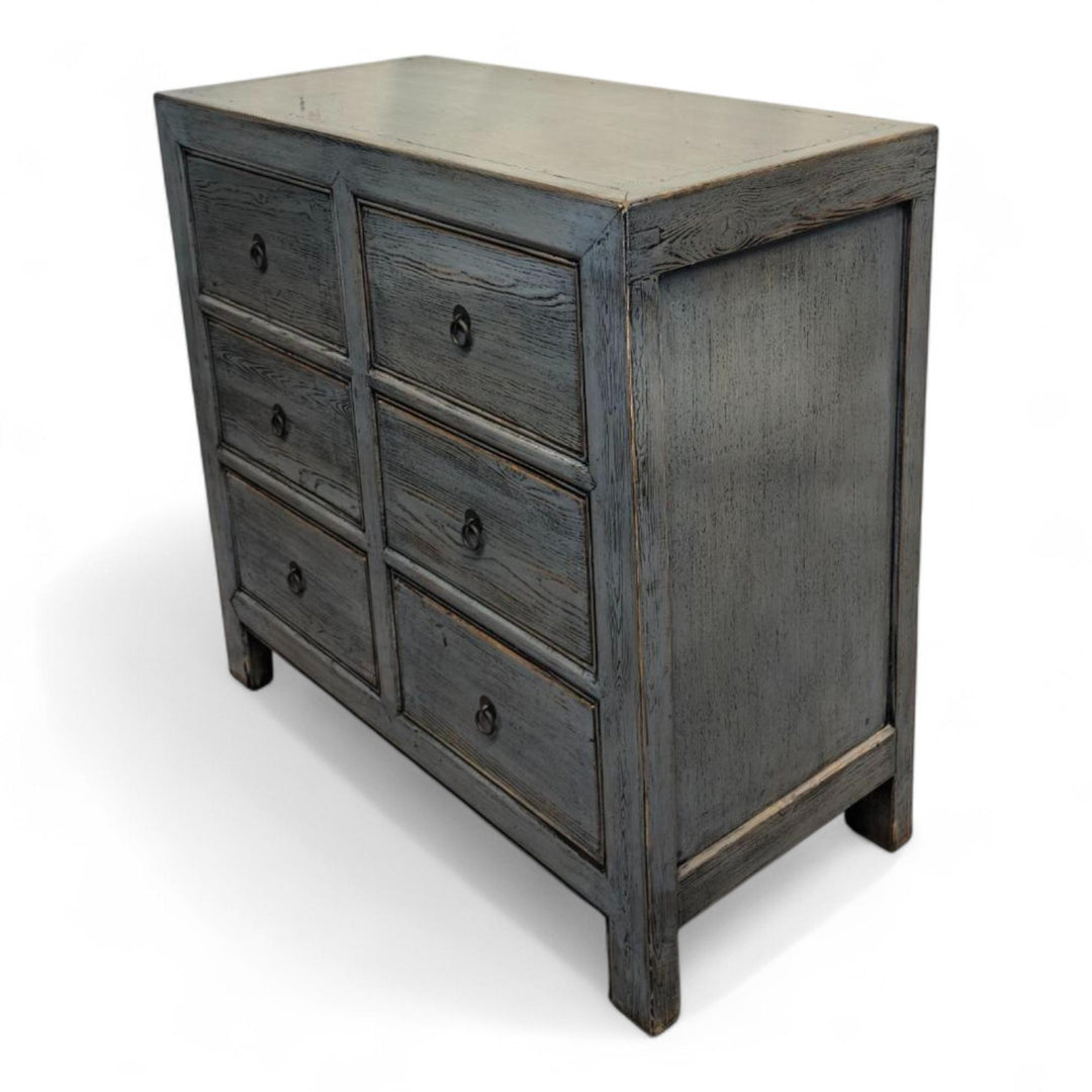 Commode 6T - 90 cm Bleu Clair