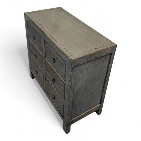 Commode 6T - 90 cm Bleu Clair