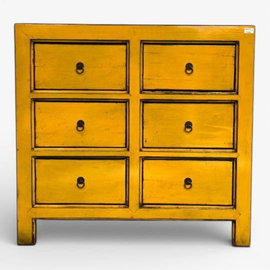 Commode 6T - 90 cm JAUNE