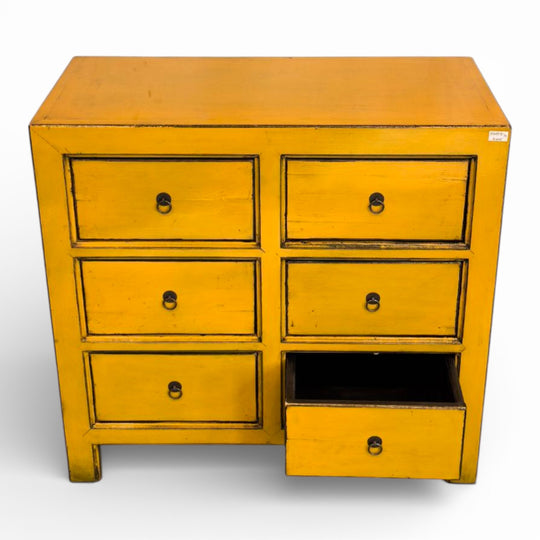 Commode 6T - 90 cm JAUNE