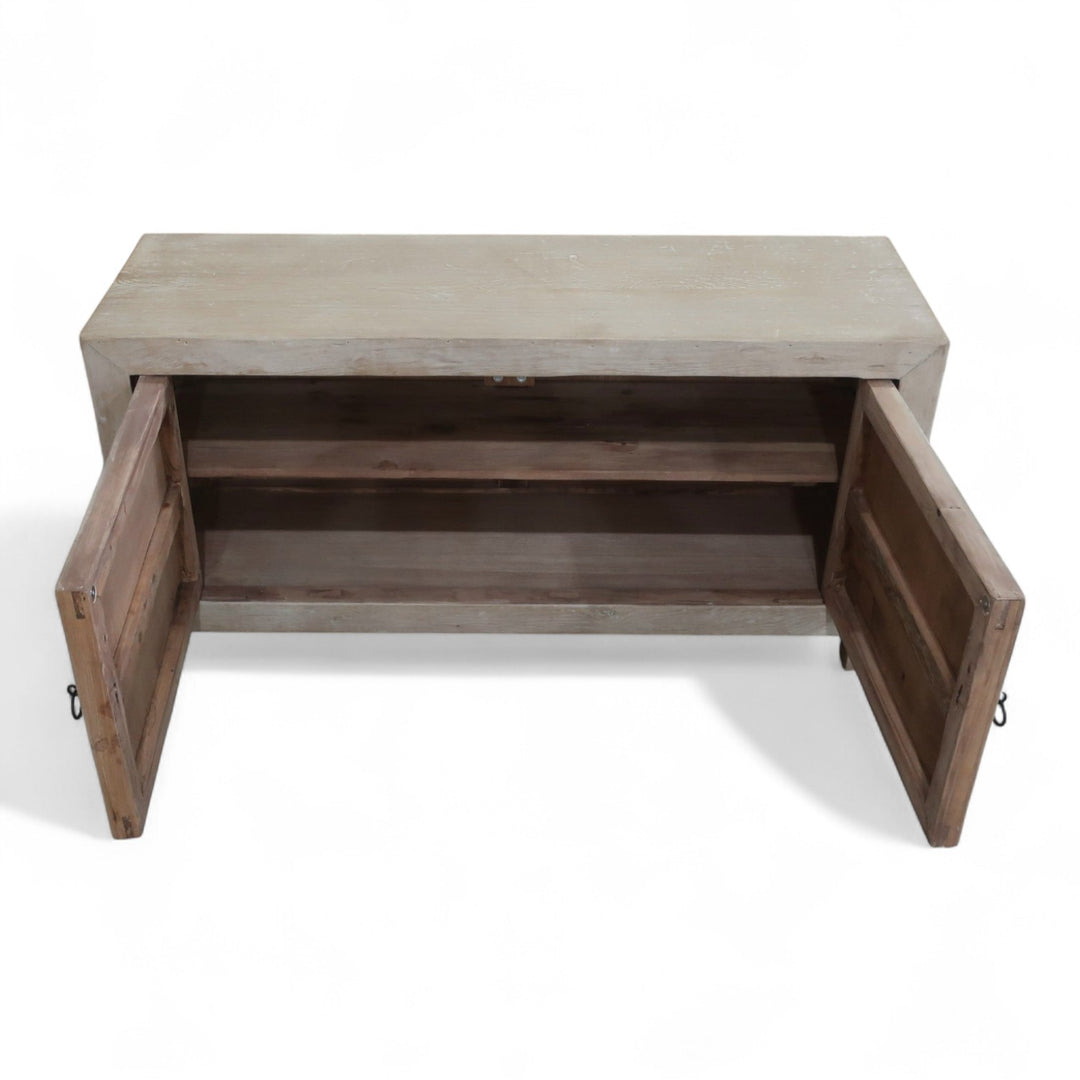 Commode Basse 2P - 118 cm NATUREL