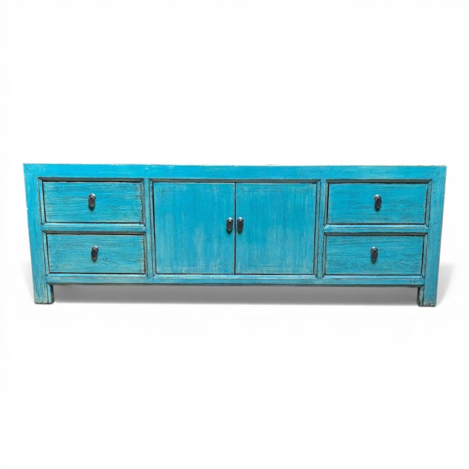 Commode Basse 2P 4T - 170 cm BLEU