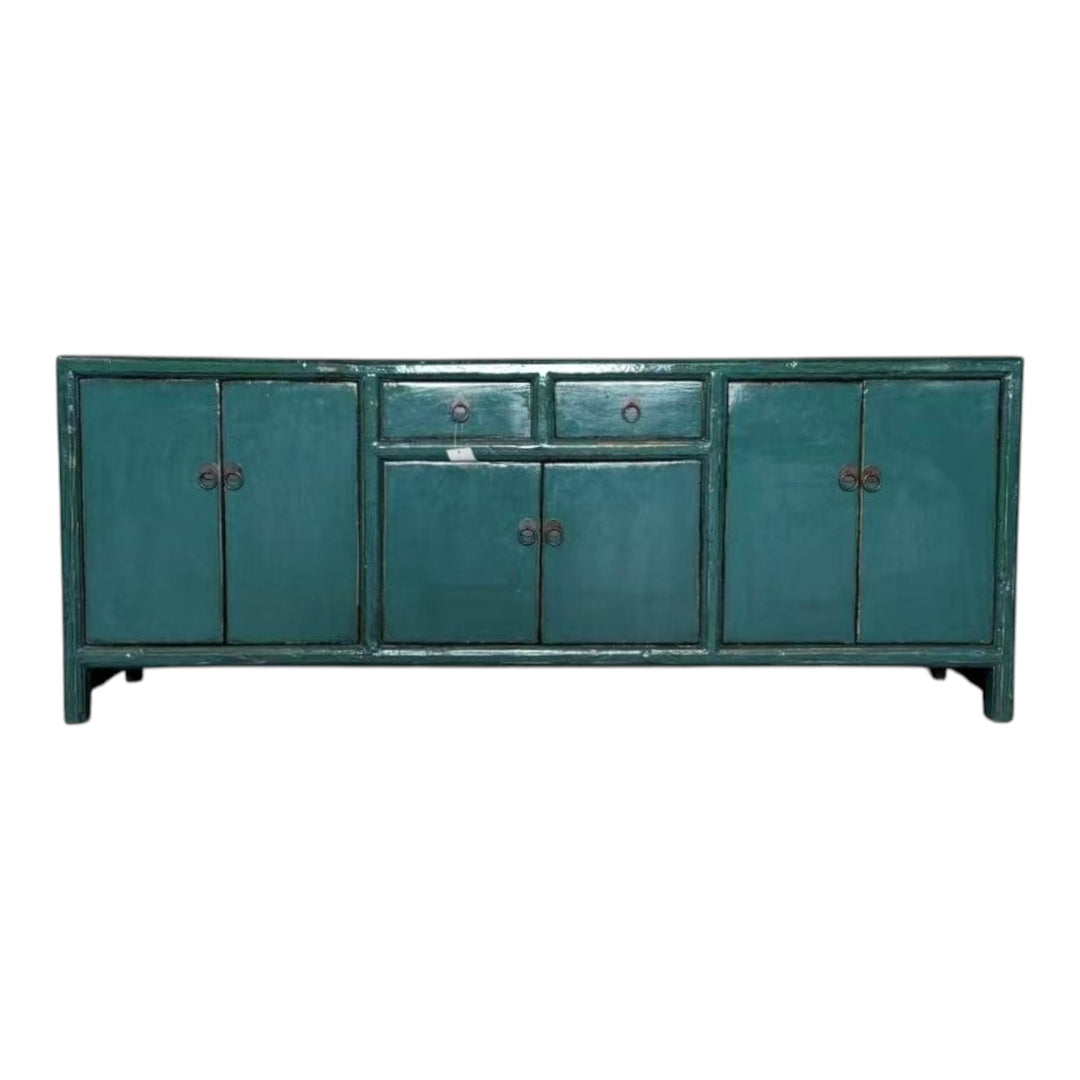Commode basse 6P 2T BLEU