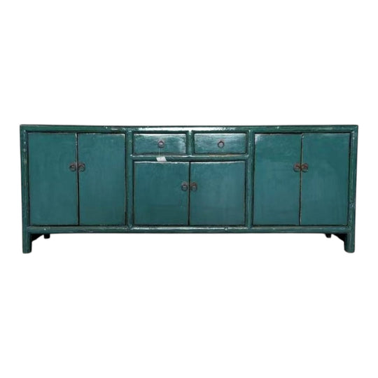 Commode basse 6P 2T BLEU