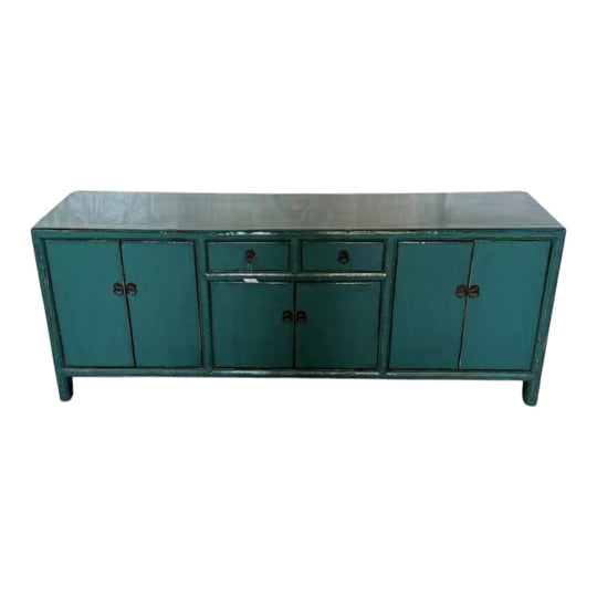Commode basse 6P 2T BLEU