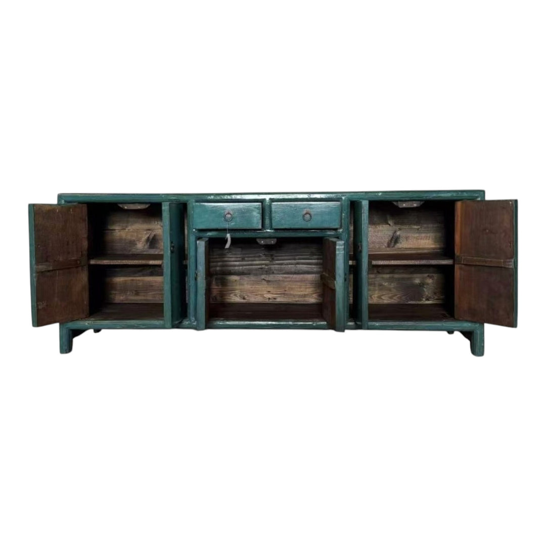 Commode basse 6P 2T BLEU