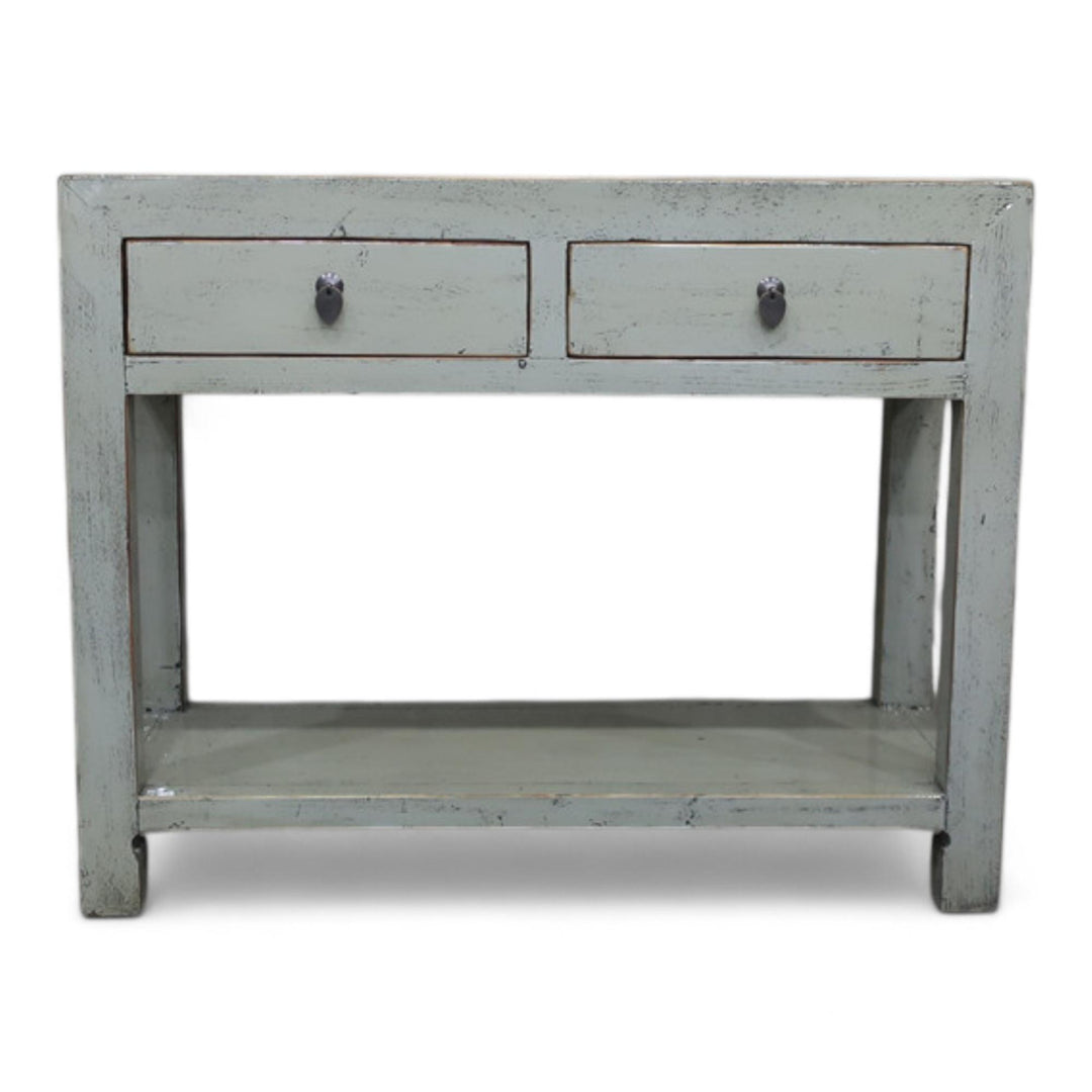 Console 2T avec étagère GRIS