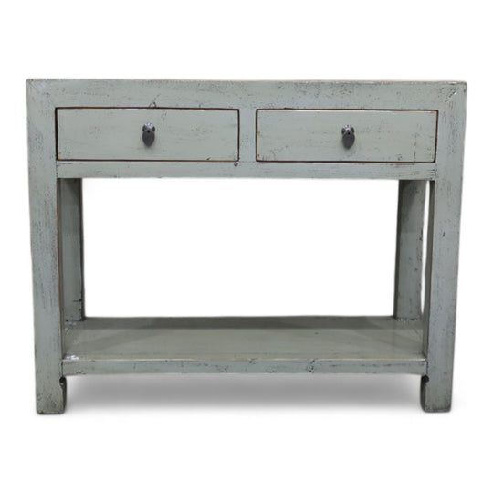 Console 2T avec étagère GRIS