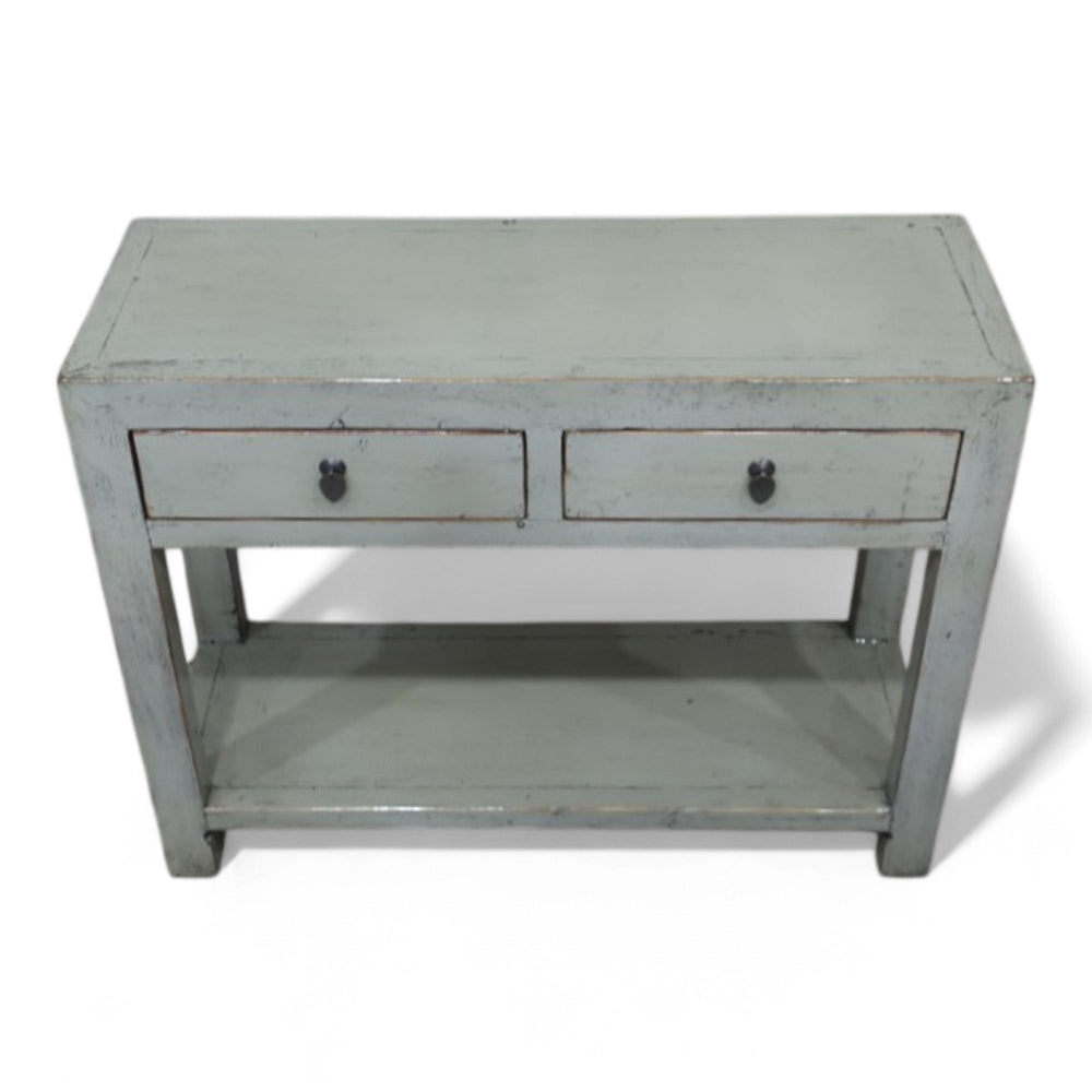 Console 2T avec étagère GRIS