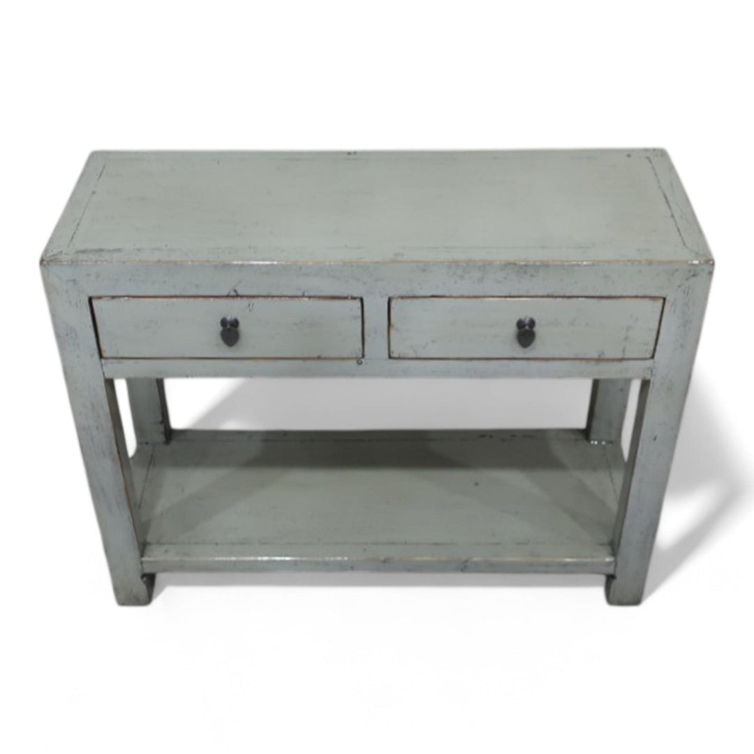 Console 2T avec étagère GRIS