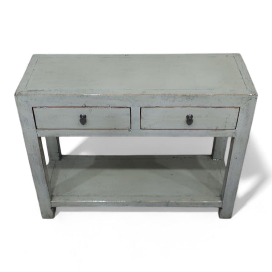 Console 2T avec étagère GRIS