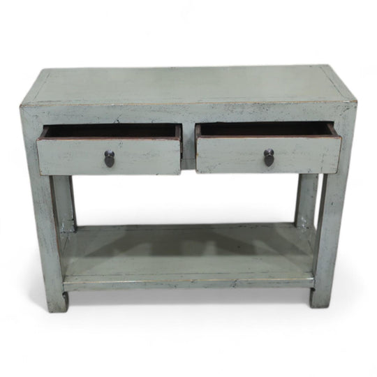 Console 2T avec étagère GRIS