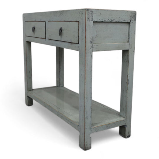 Console 2T avec étagère GRIS