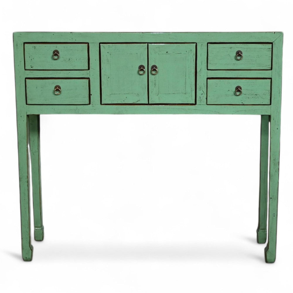 Console Fine 2P 4T Vert Clair