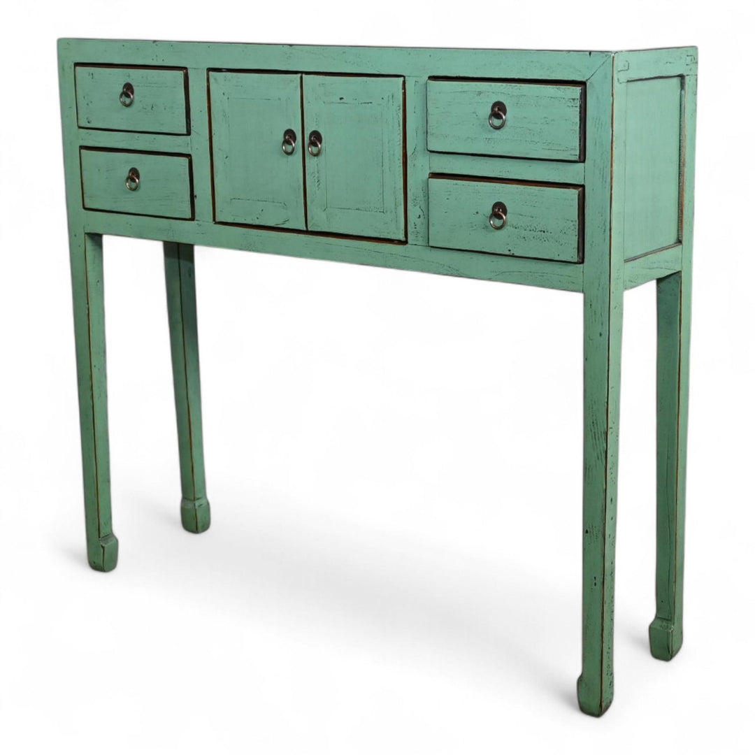 Console Fine 2P 4T Vert Clair