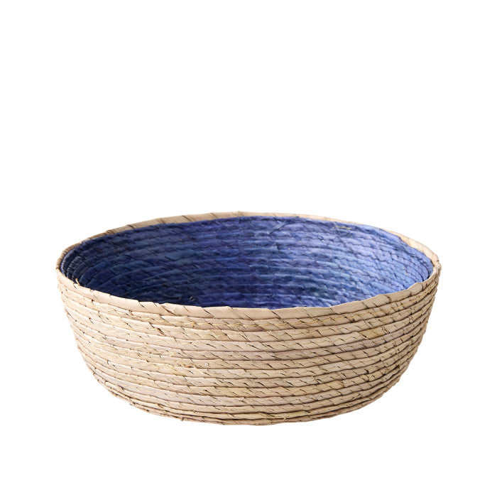 Corbeille PALMA BLEU CEYLAN