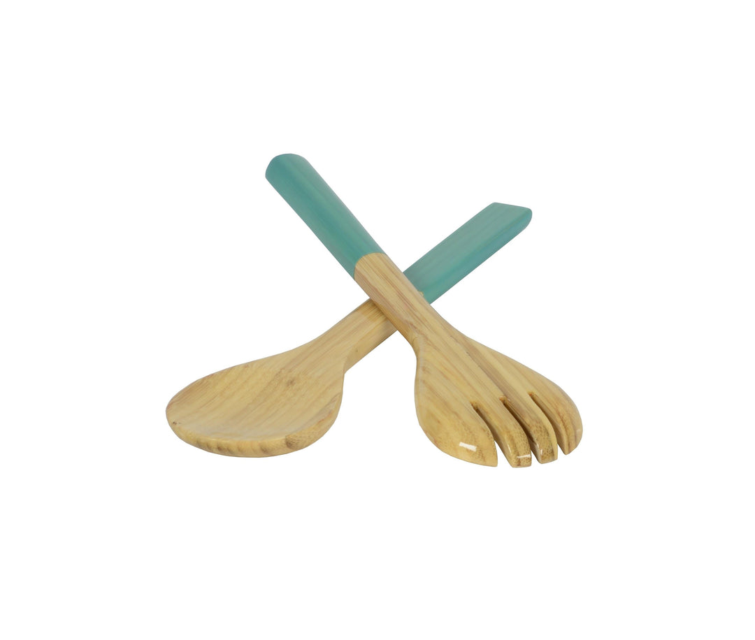 Couvert en BAMBOU COULEUR BLEU CLAIR