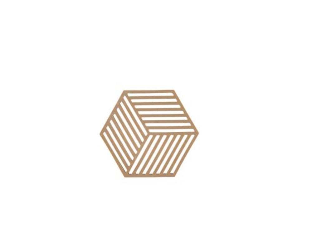 Dessous de plat Hexagon Camel foncé