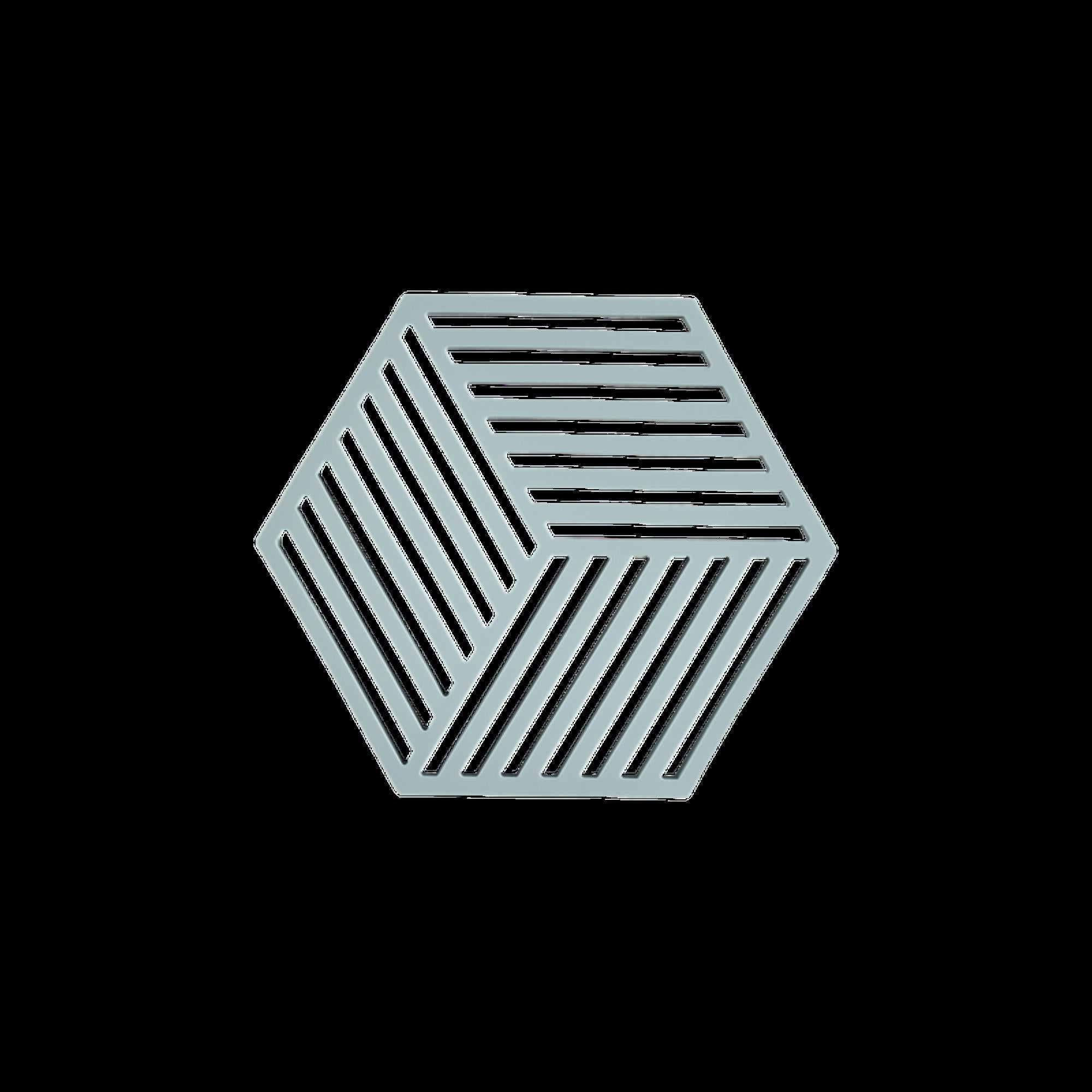 Dessous de plat hexagon en silicone olive taupe Zone Denmark