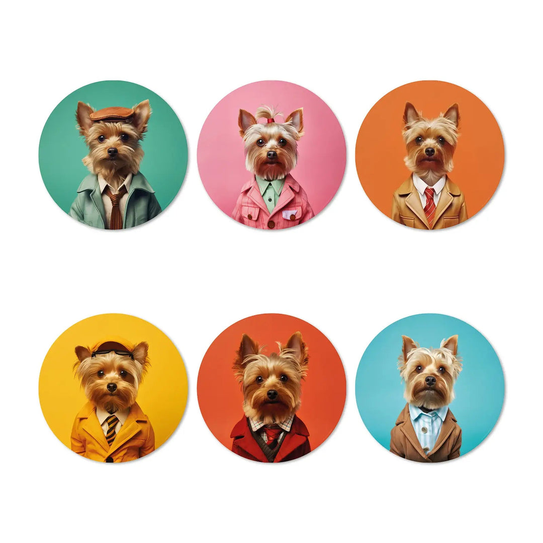 Dessous de verre CHIEN PRETTY YORK