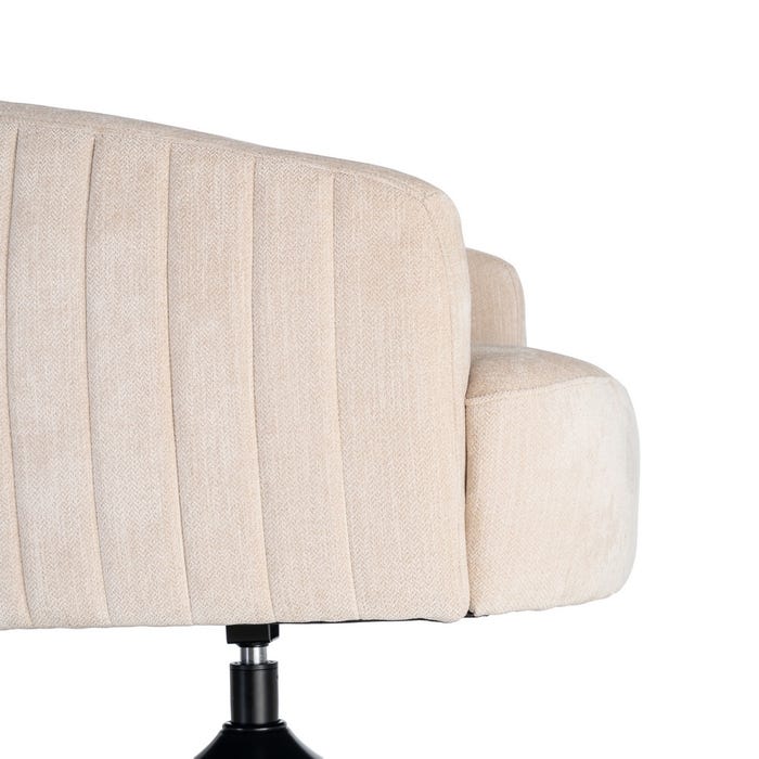 Fauteuil PIVOTANT CARLO CREME