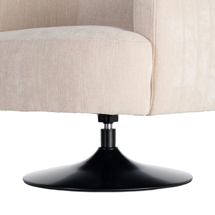 Fauteuil PIVOTANT CARLO CREME